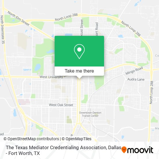 The Texas Mediator Credentialing Association map