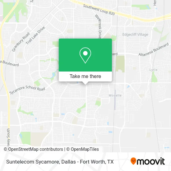 Mapa de Suntelecom Sycamore