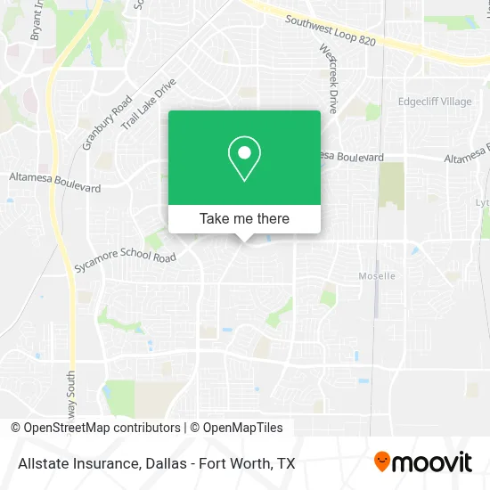 Allstate Insurance map