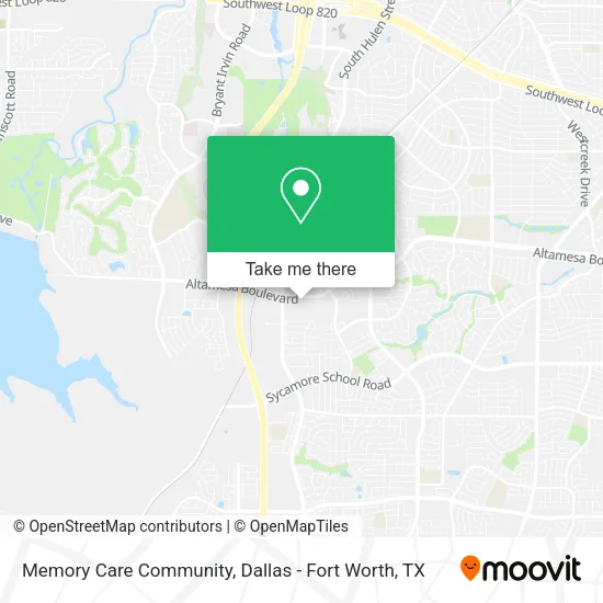Memory Care Community map