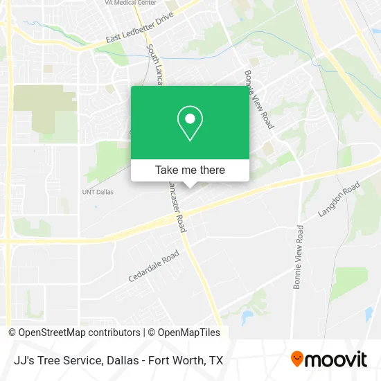 Mapa de JJ's Tree Service