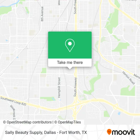 Sally Beauty Supply map