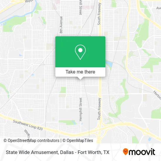 Mapa de State Wide Amusement