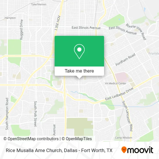 Rice Musalla Ame Church map