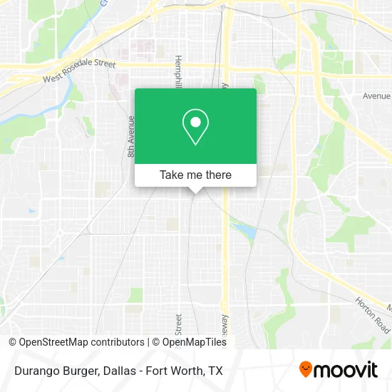 Durango Burger map