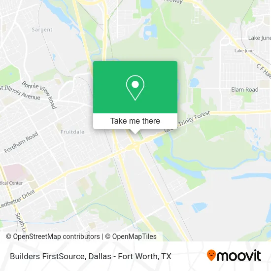 Builders FirstSource map