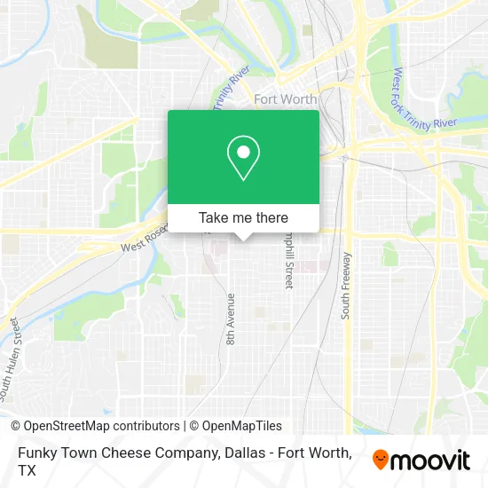 Mapa de Funky Town Cheese Company