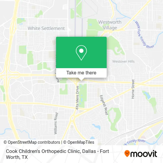 Cook Children's Orthopedic Clinic map