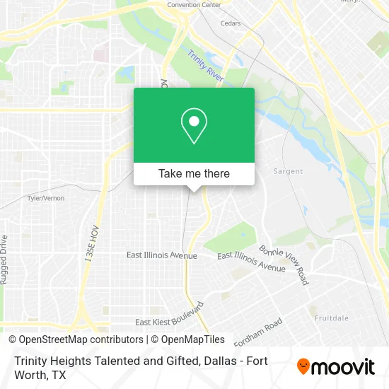 Mapa de Trinity Heights Talented and Gifted