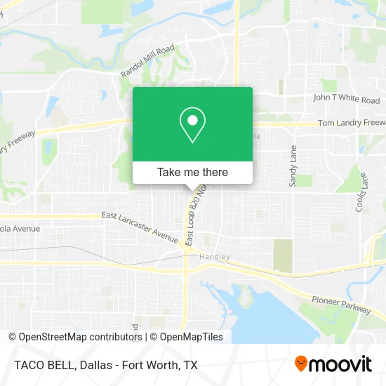 Mapa de TACO BELL