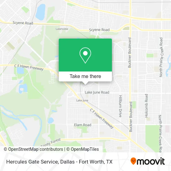 Mapa de Hercules Gate Service
