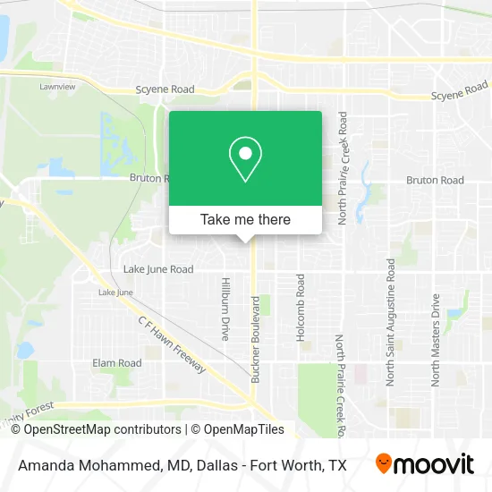 Mapa de Amanda Mohammed, MD