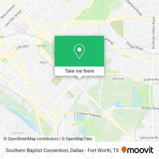 Southern Baptist Convention map