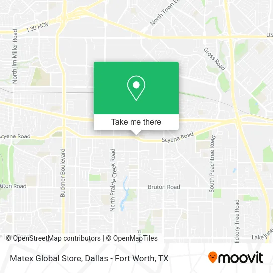 Mapa de Matex Global Store