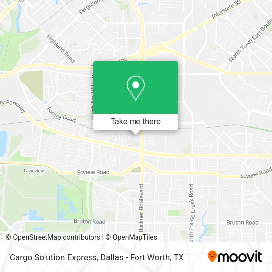 Mapa de Cargo Solution Express