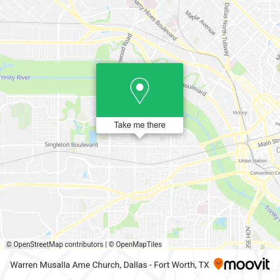 Warren Musalla Ame Church map