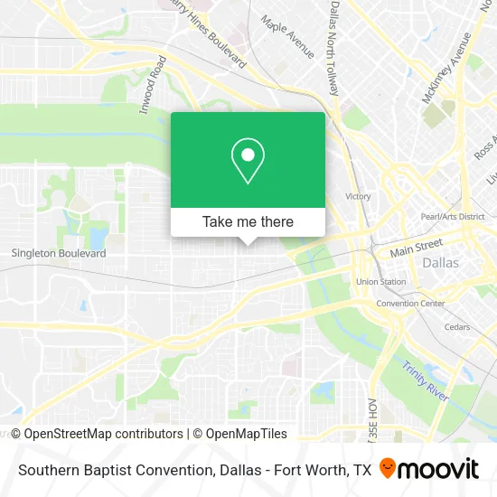 Southern Baptist Convention map