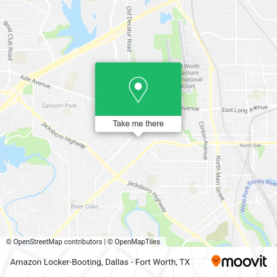 Mapa de Amazon Locker-Booting