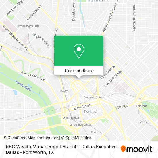 RBC Wealth Management Branch - Dallas Executive map