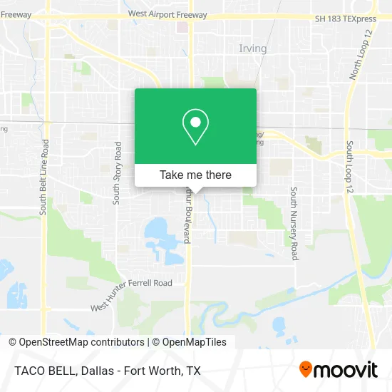 TACO BELL map