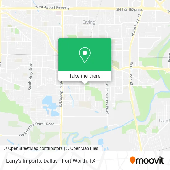 Larry's Imports map