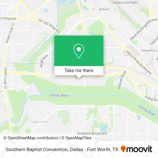 Southern Baptist Convention map