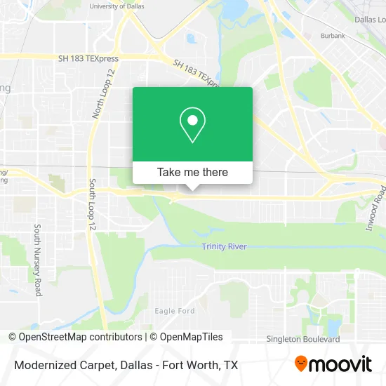 Modernized Carpet map