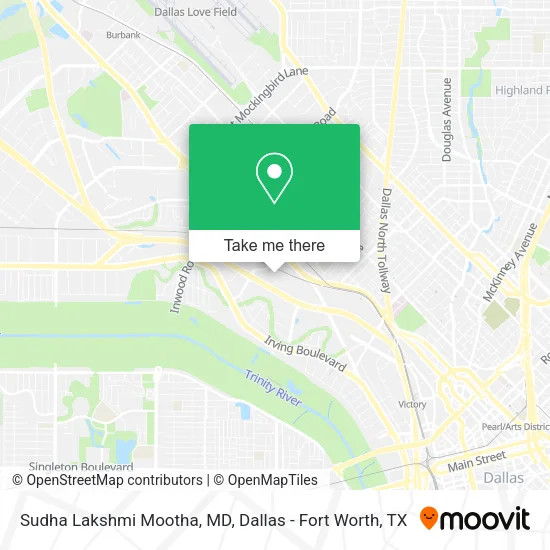 Mapa de Sudha Lakshmi Mootha, MD