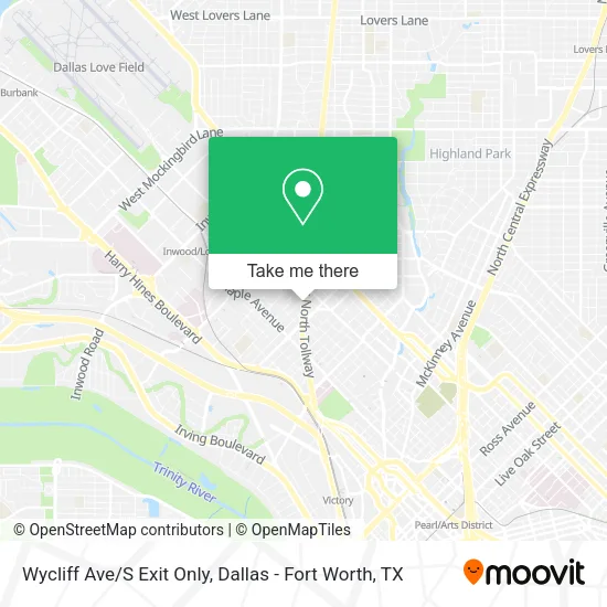 Mapa de Wycliff Ave/S Exit Only