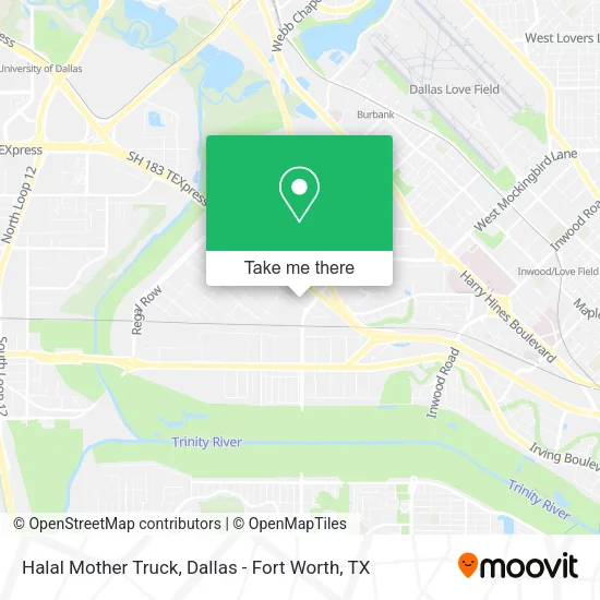 Halal Mother Truck map
