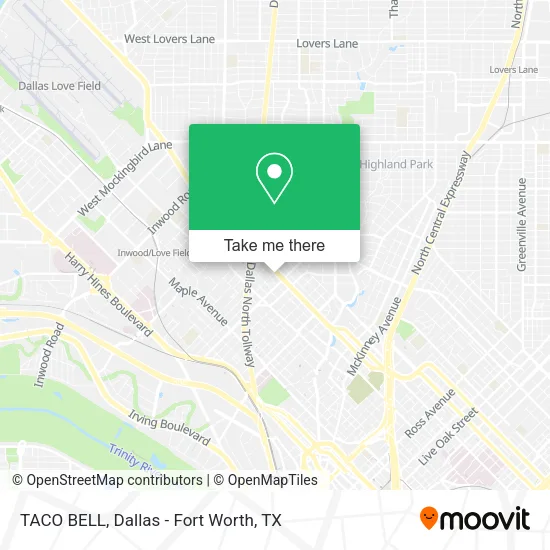 Mapa de TACO BELL