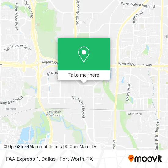 FAA Express 1 map
