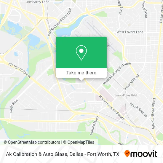 Ak Calibration & Auto Glass map