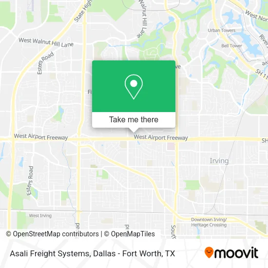 Asali Freight Systems map