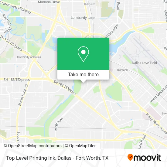 Top Level Printing Ink map