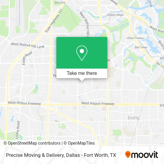 Precise Moving & Delivery map
