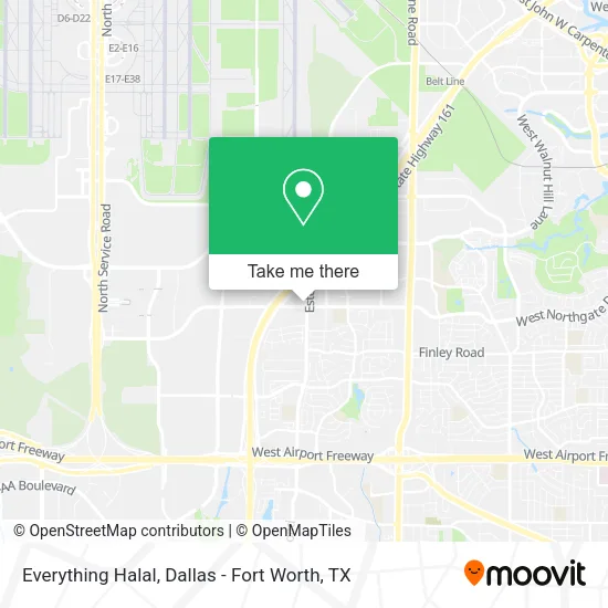 Mapa de Everything Halal