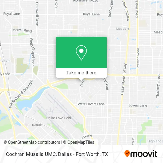 Mapa de Cochran Musalla UMC