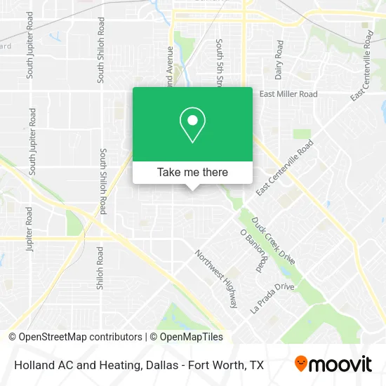 Holland AC and Heating map