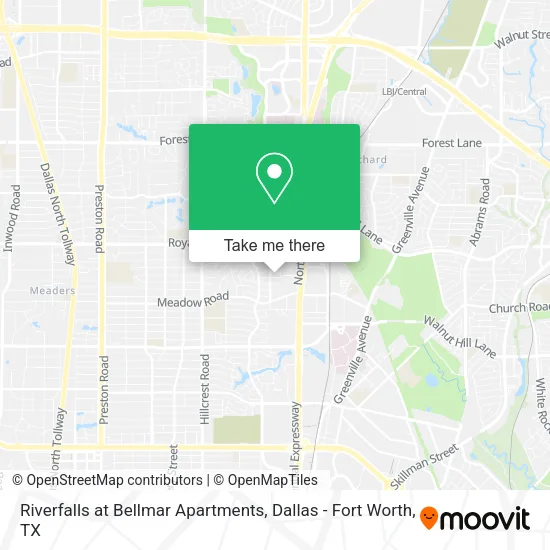 Riverfalls at Bellmar Apartments map