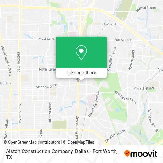 Alston Construction Company map