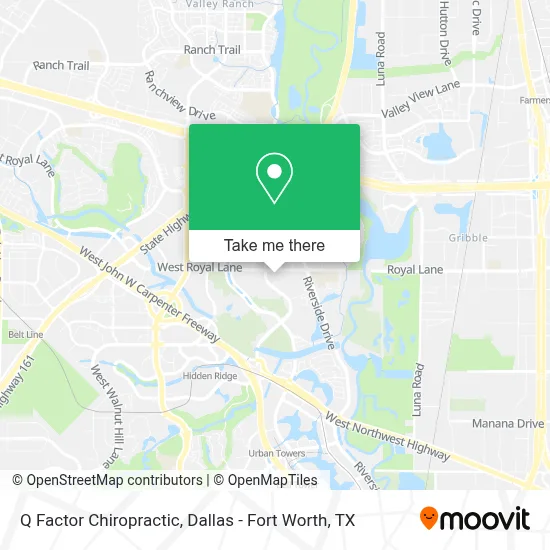 Q Factor Chiropractic map