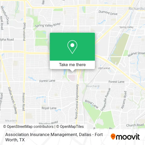 Association Insurance Management map