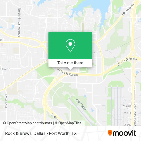 Rock & Brews map