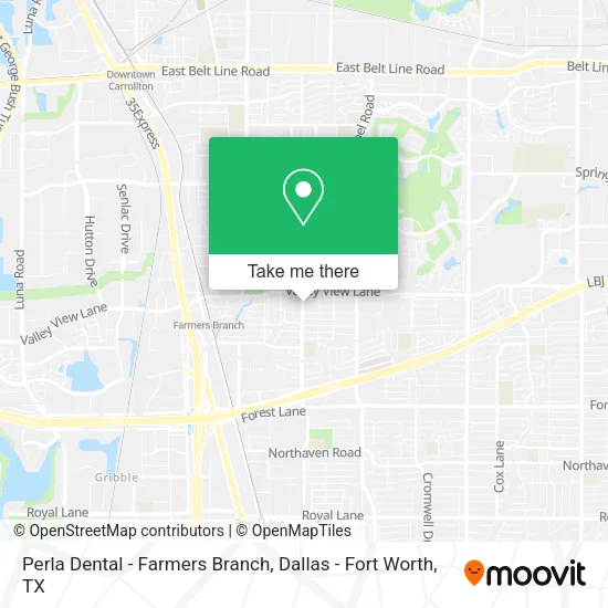 Perla Dental - Farmers Branch map
