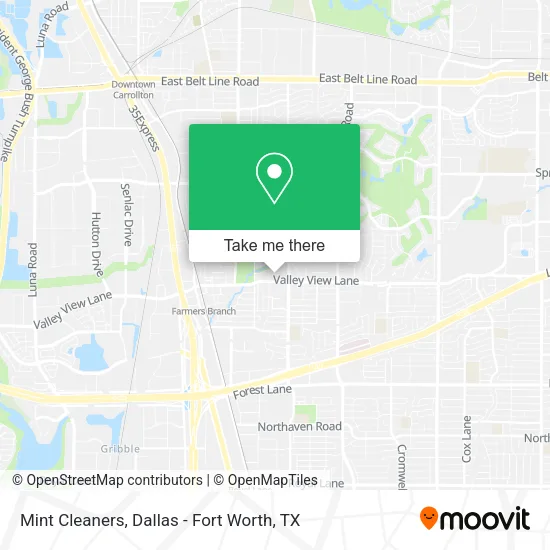 Mint Cleaners map