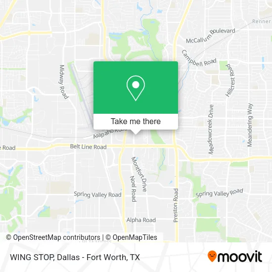 Mapa de WING STOP