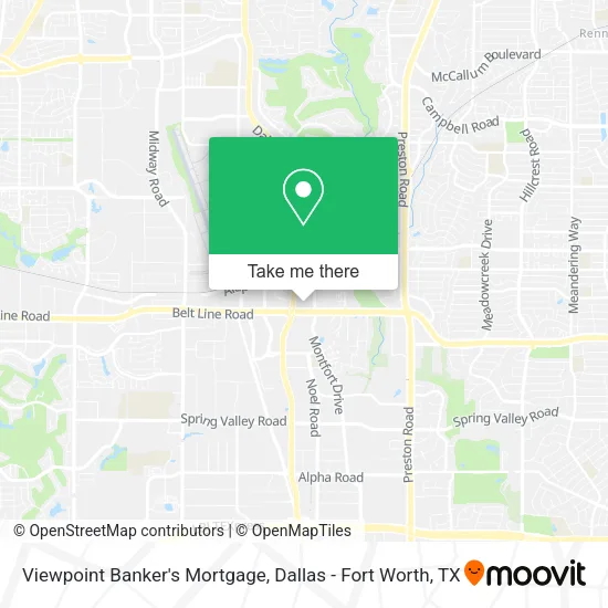 Mapa de Viewpoint Banker's Mortgage