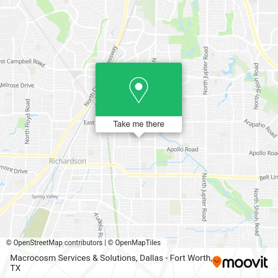 Macrocosm Services & Solutions map