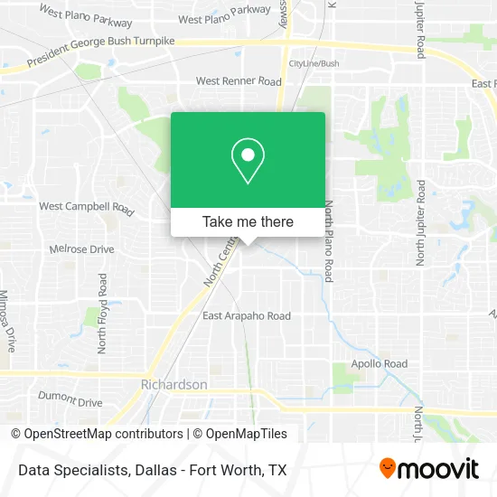 Data Specialists map